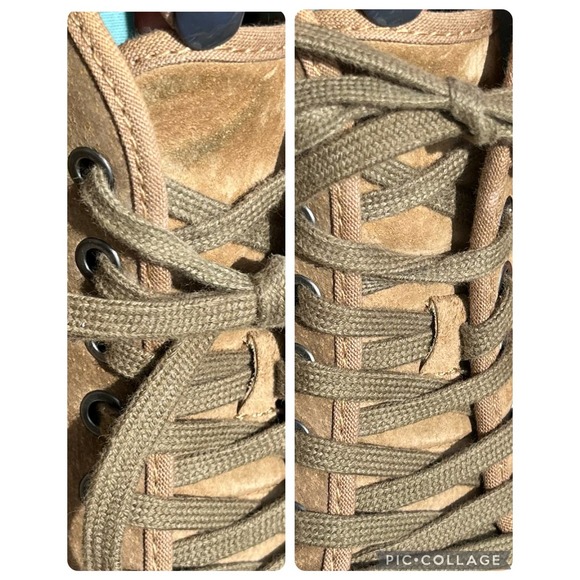 Mens SeaVees mid cut Suede and leather lace up sneaker, Size 10 - Picture 11 of 12